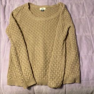 Tan warm sweater